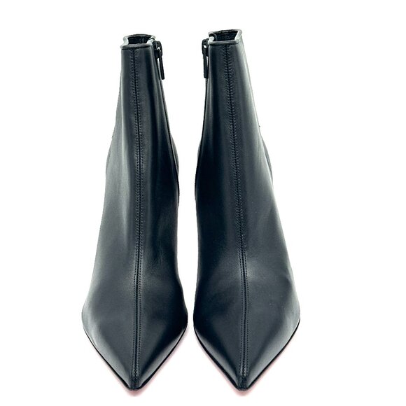 Christian Louboutin SPORTY KATE BOOTY 85 Leather Ankle Boots Heels - Picture 7 of 16